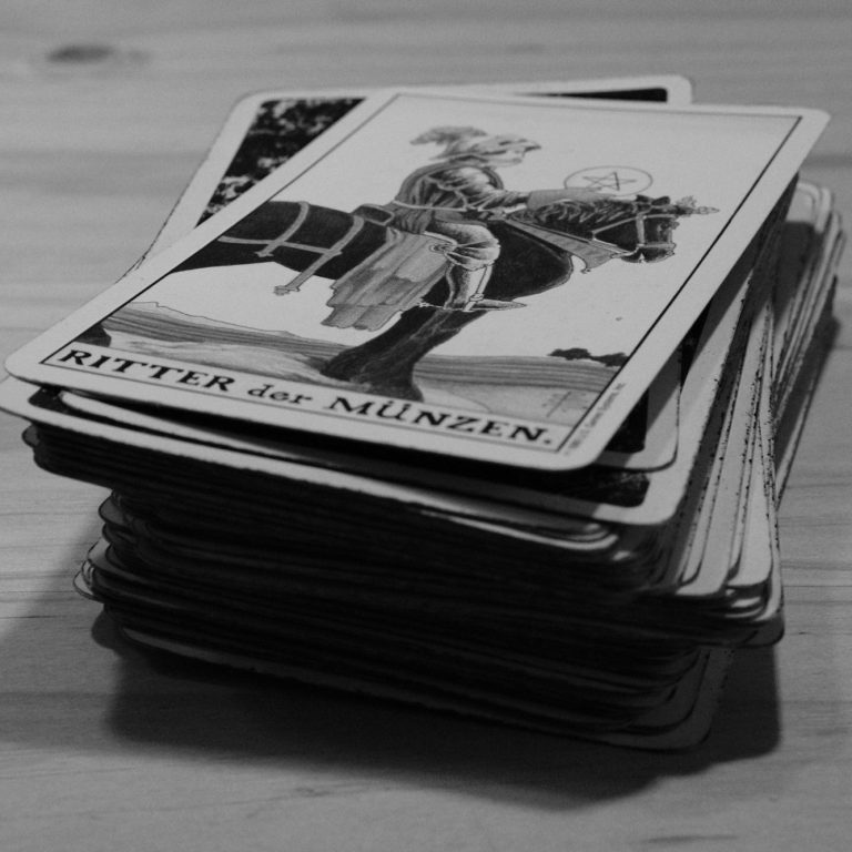 Tarotkarte Ritter der Münzen